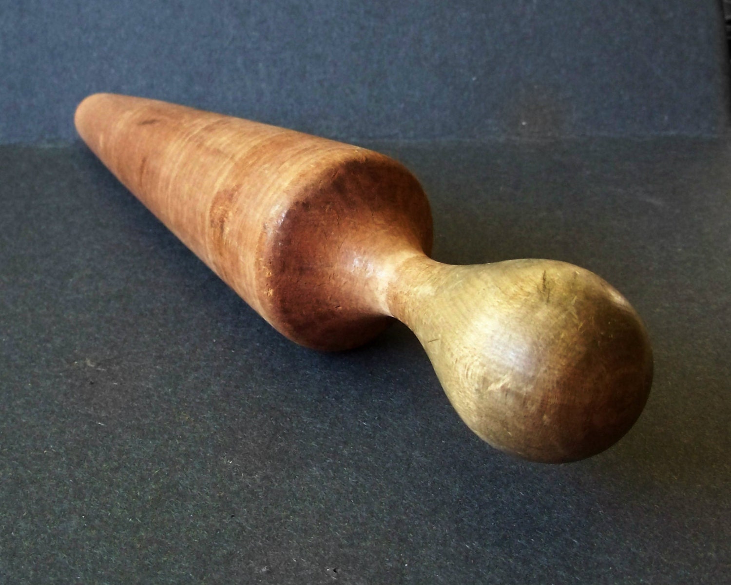 Vintage Wooden Food / Tomato Strainer Juicer Pestle