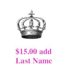 Add Your New Last Name to your wedding robe