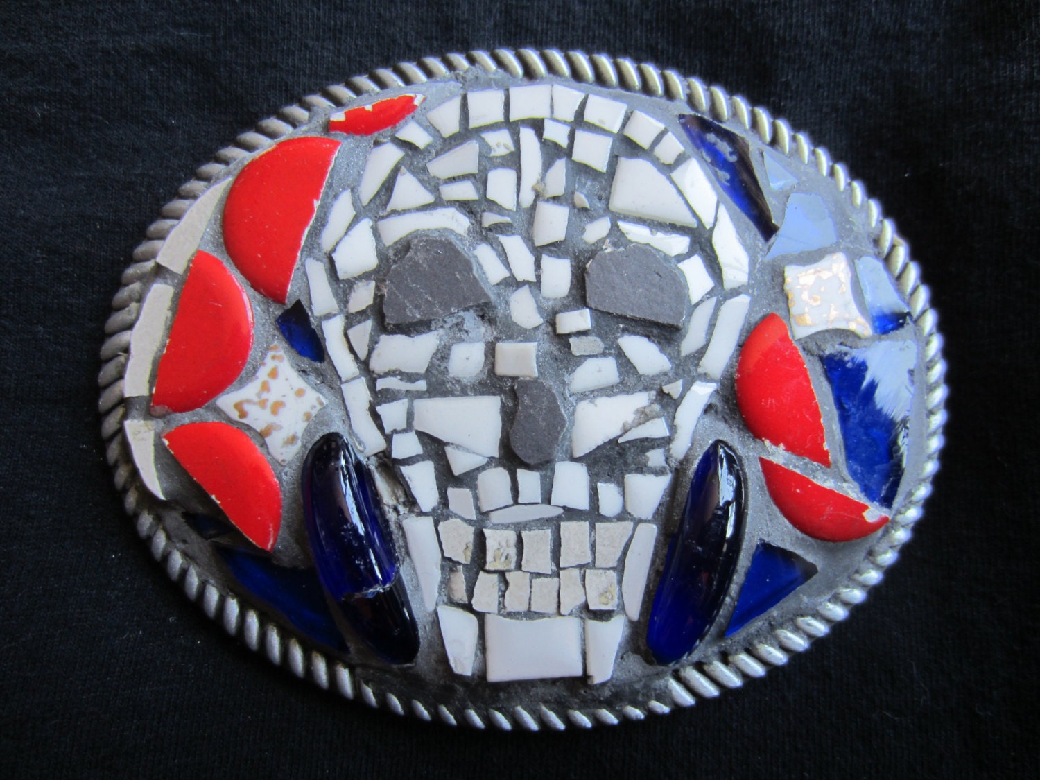 Get Your Motor Runnin' Mosaic Belt Buckle