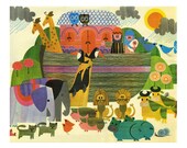Noah's Ark poster, A3 giclee artists print