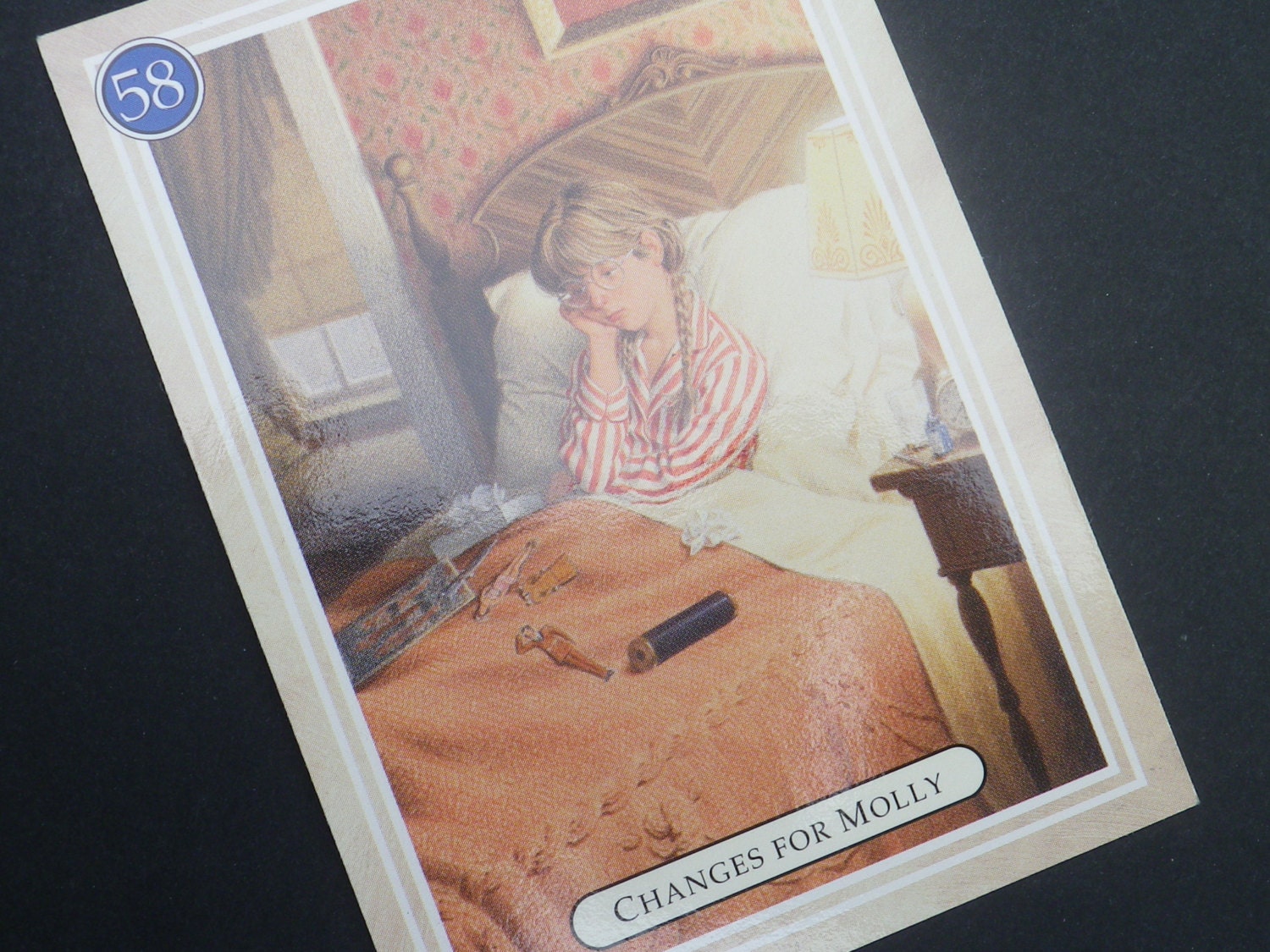 Changes For Molly Card 58 Vintage American Girl Trading Card The American Girls Collection