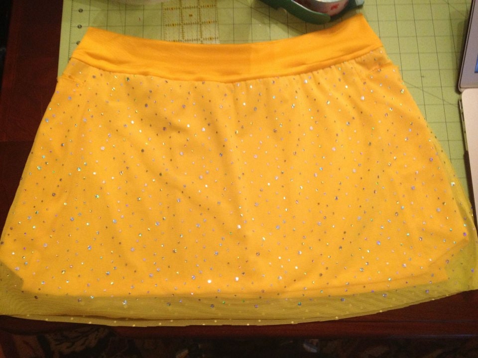 Snow White inspired Running Costume Shirt and Skirt