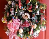 Adorable Gingerbread Girl Wreath