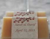 Spring, Cherry Blossom, Beer Soap Wedding Favors- 100
