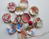 Old Maid - Vintage "Old Maid" Card Game Inspired Paper Garland
