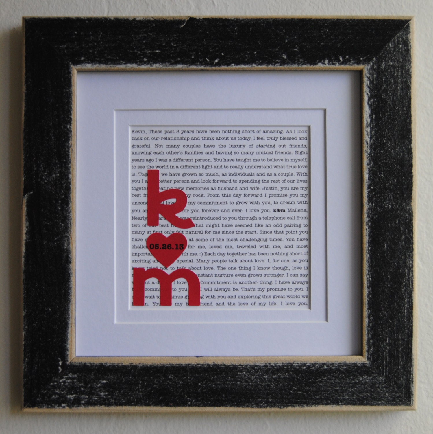 Personalized Wedding Gift/ Anniversary Gift/ Wedding Gifts/ Wedding Gift Ideas/ First Dance Lyrics Vows with Initials  & Wedding Date