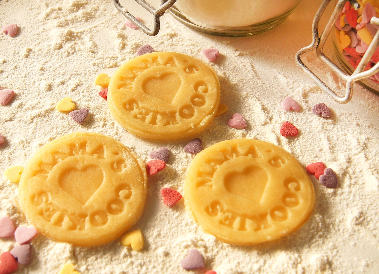 Cookie Stamp - Bisciut Stamp "Mums Cookies" for Mothersday