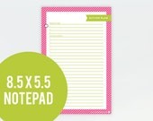 Action Plan Small Notepad for the Little BIG IDEA Binder
