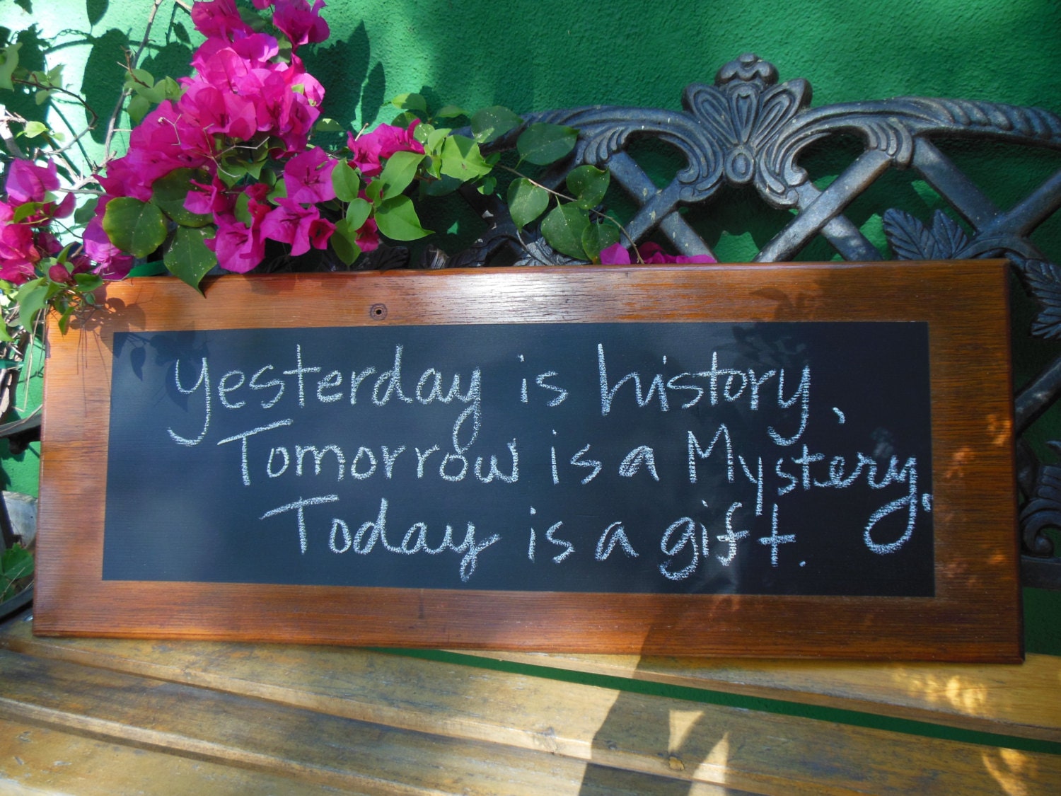 CHALKBOARD  ...  Made in America  ...  1930's  ...  Chalk Board  ...  Message Board  ...  Cottage Decor