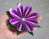 Purple flower. Origami paper goods