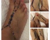 Glass Bead Foot Jewelry Anklet