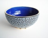 Bowl, textured glaze