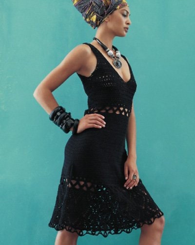 Elegant crochet women summer dress