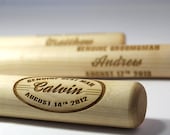 2, Personalized Mini Baseball Bats, Engraved Groomsmen, Ring Bearer Gift, Trophy Bats, 2 Bats