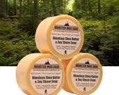 SALE FATHERS DAY Sale  Mens Himalaya Shea Butter and Soy Shave Soap, Bigfoot, Yeti, Man Cave Skin Care, Fathers Day