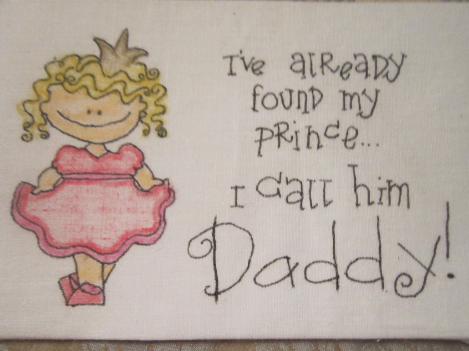 Personalized "Prince Daddy" artwork