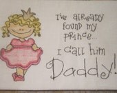 Personalized " Prince Daddy" children's tshirt or onesie