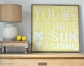 Yellow Sunshine Sign