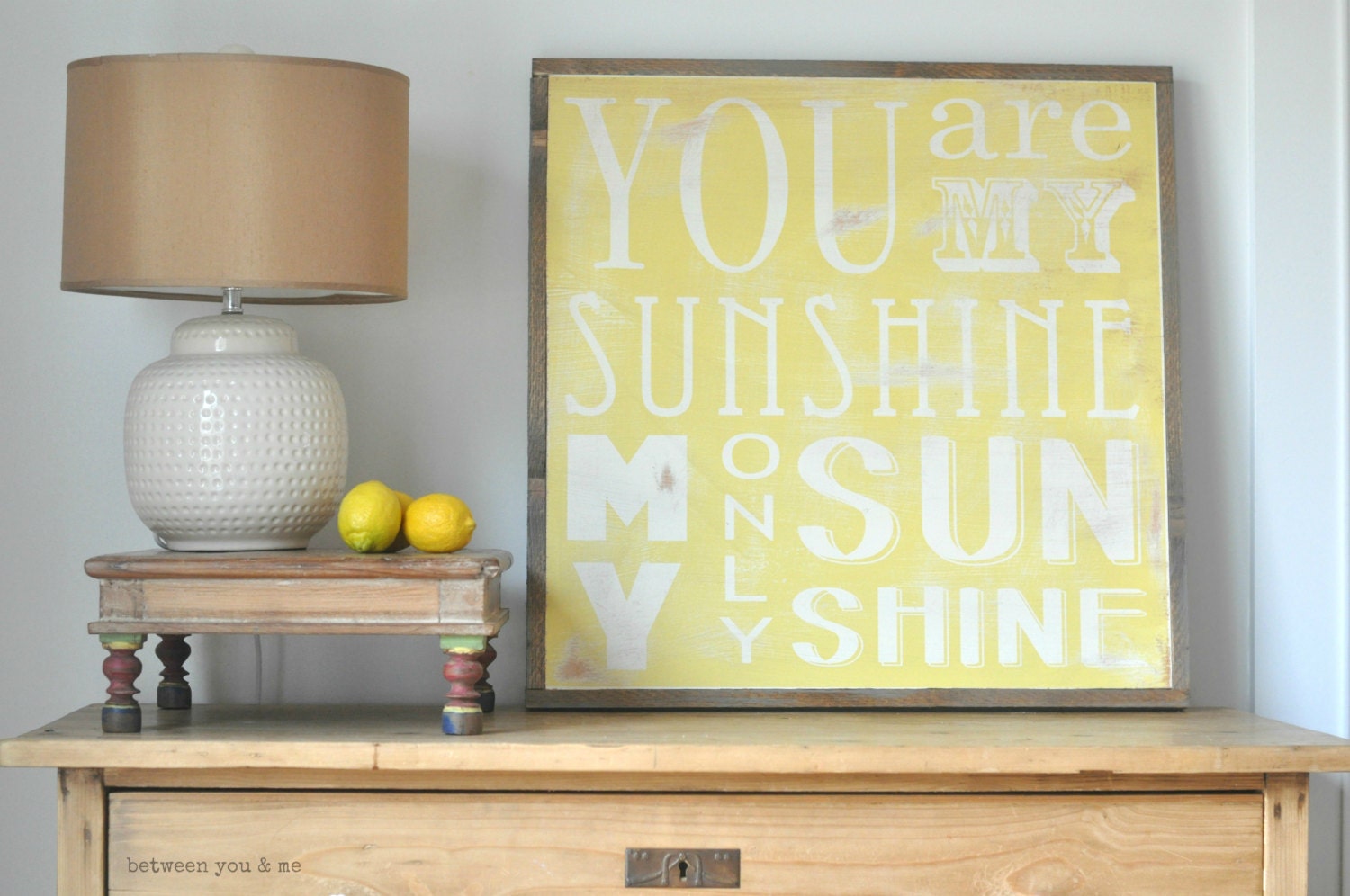 Yellow Sunshine Sign