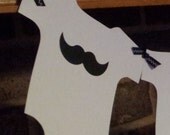 INSTANT DOWNLOAD Mustache Onesie Printable Cut Out Wall or Table Decoration