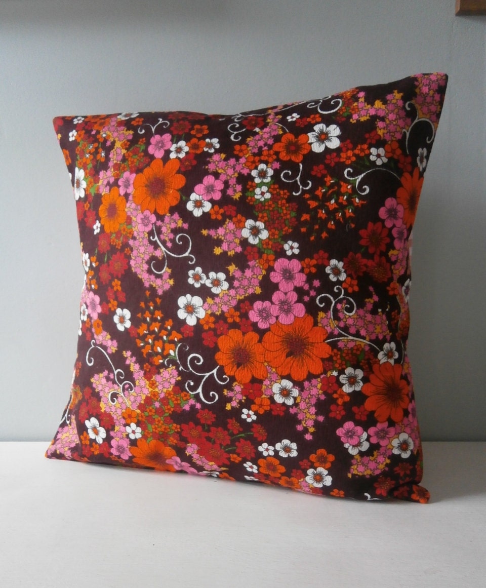 Vintage 50s 60s retro Cushion / Pillow cover