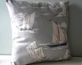 Ship Nautical pillow / cushion cover