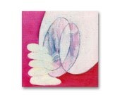 Mini oil on canvas - Contemporary Abstract art 4"x4"