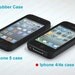 black Hard case Rubber case iphone 4 case iphone 4s case New Iphone 5 case classic metal  logo graphic design printing