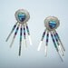 Sterling silver Turquoise Heart Earrings