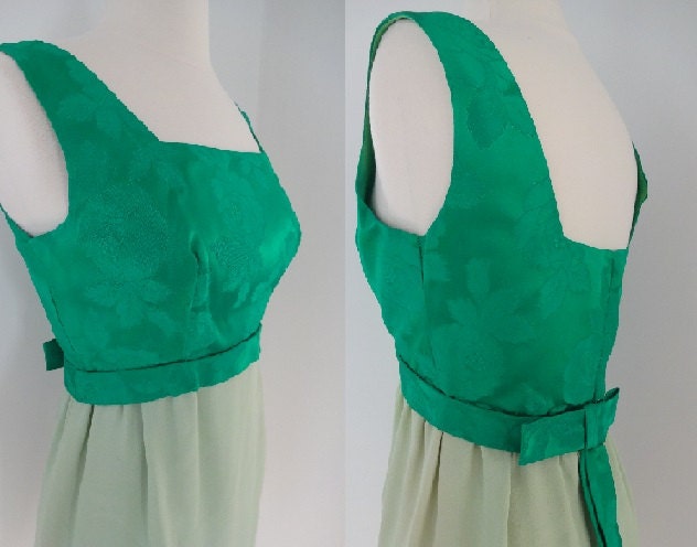 1950s Emerald City Cocktail Dress