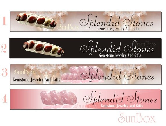 ETSY Shop Banners. Sample by beillija on Etsy