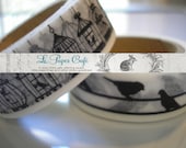 DOUBLE BIRD BIRDCAGE Duo Washi Tape - Decorative Pattern Masking Tape - 15mm x 10m each