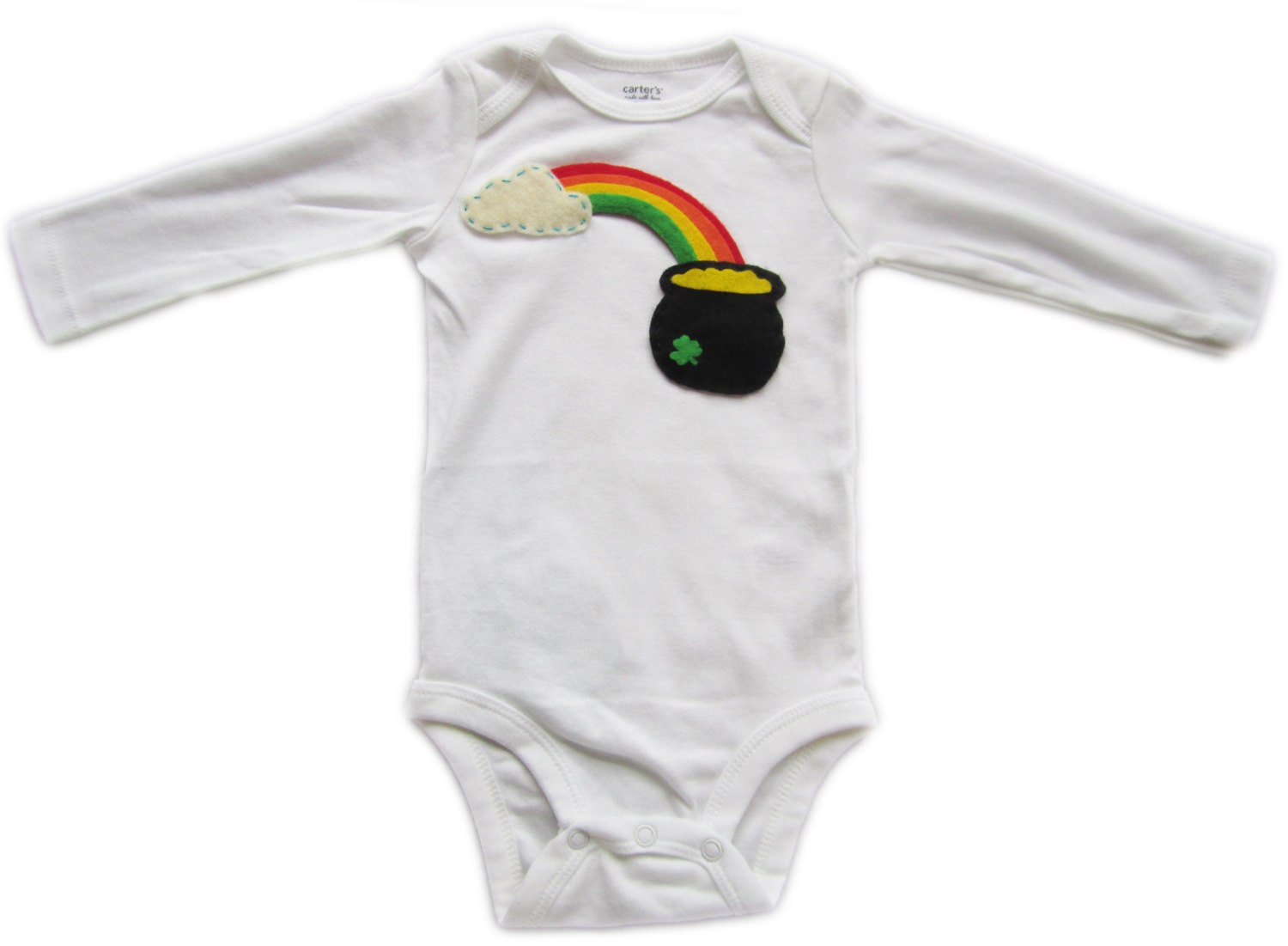 Pot of Gold St Patrick's Day Baby Onesie/Bodysuit