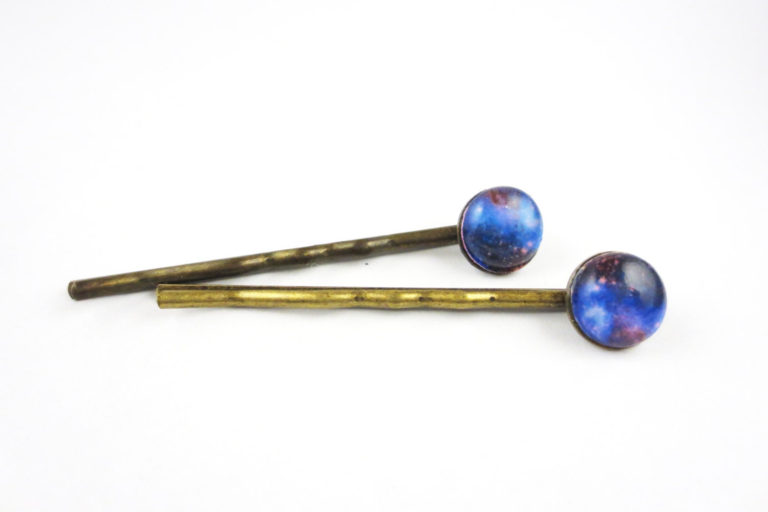 HAZEL - Starburst Cluster Hair Pins - Black Bobby Pins - Black Hair Pins - Celestial Hair Pins - Nebula Accessories - Hair Accessories