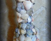 seashell flower vase