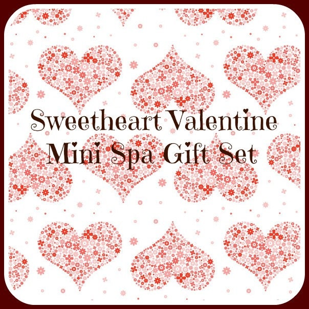 Valentine's Day Mini Spa Gift Set, Mix And Match