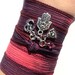 Evil Eye Hamsa Silk Wrap Bracelet Protection Namaste Buddha Yoga Jewelry Pink Valentines Day Unique Gift For Her Under 50 Item J83