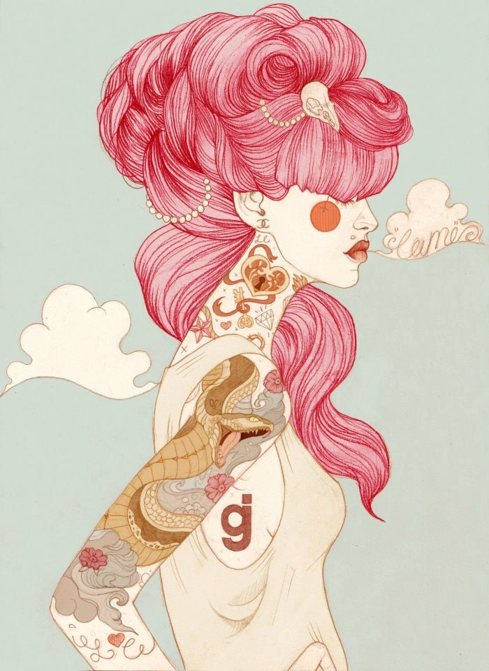 50% off Hiss digital print