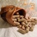 Vintage Owl Cookie Jar filled with 100 Wine Corks