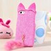 Lovely Soft Toy Cat iphone case iphone 4 iphone 4s iphone 5 samsung galaxy s2 case samsung galaxy s3 case samsung note 2 case cover