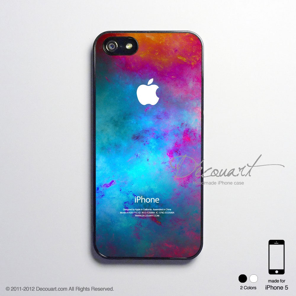 iPhone 5 case, Unique iPhone 4 case, iPhone 4s case, case for iPhone 4, red blue purple abstract art S487