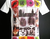 Photo Lomo Art FUOK Indie Rock White T Shirts Size M