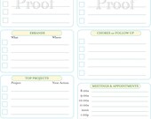Daily Focus - Printable Personal Organizer IMMEDIATE DIGITAL DOWNLOAD