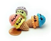 Two Scoop Ice Cream Cone - Miniature Dessert Amigurumi Doll Plush (4.00 EACH)