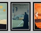 Episode 1-3 Prequel Trilogy Rare Custom Limited Edition Poster Set 24x36
