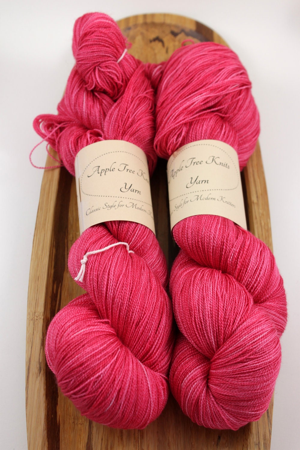 Stellar Lace - Azalea, hand-dyed, 2-ply merino/silk 1085 yds