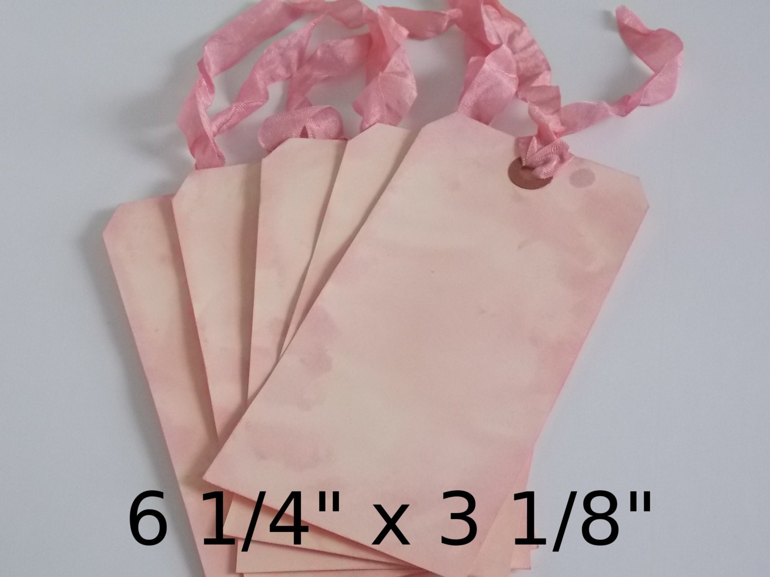 Shabby Pink Set of 50 Any Color Any Size Stained Tags Wedding Favors Seating Charts Gift Tags Price Tags Shabby Chic Wedding