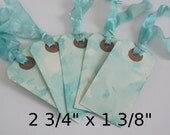Tiffany Blue Set of 50 Any Color Any Size Stained Tags Wedding Favors Seating Charts Gift Tags Price Tags Shabby Chic Wedding