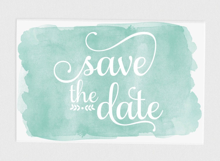 Printable Save the Date Postcard