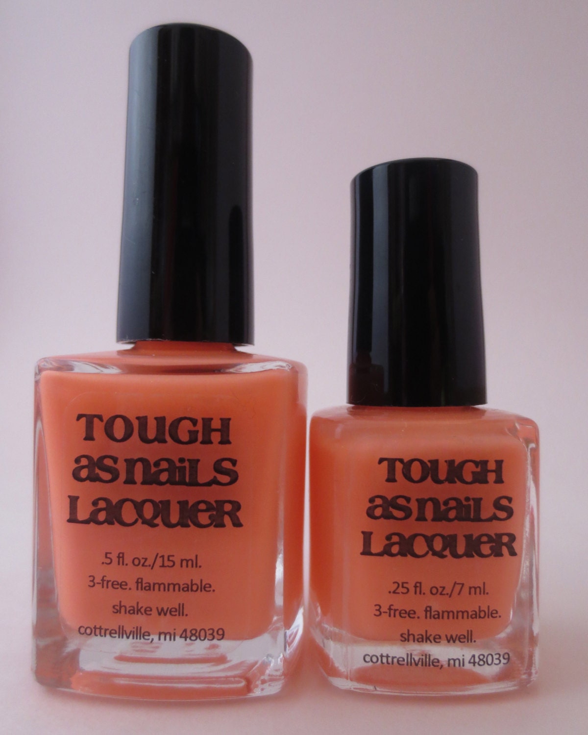 Peachy Keen FULL SIZE (.5 fl oz/15 ml) Handmade Nail Lacquer